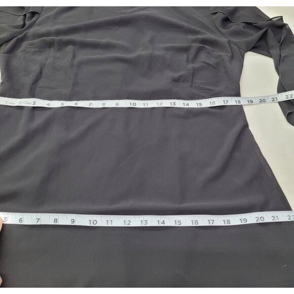 Grace Karin Dress Womens L Black Open Slit Sleeve Lined Classic Midi Minimalist - Picture 10 of 13